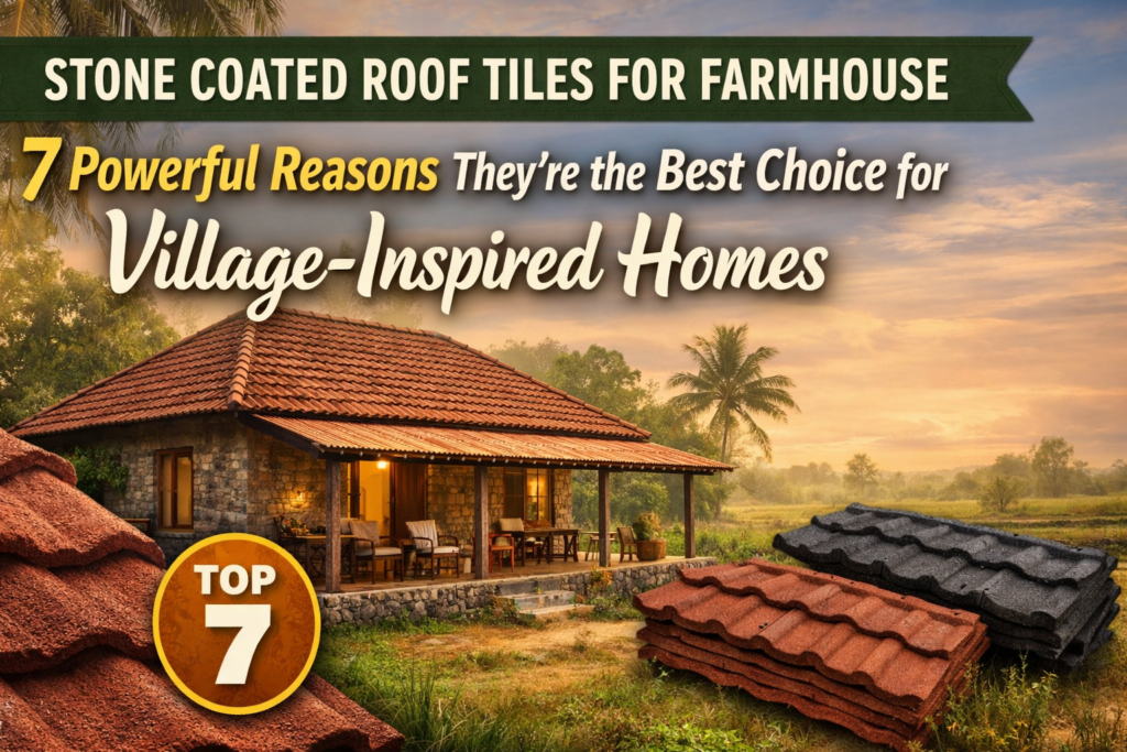 Stone Coated Roof Tiles for Farmhouse