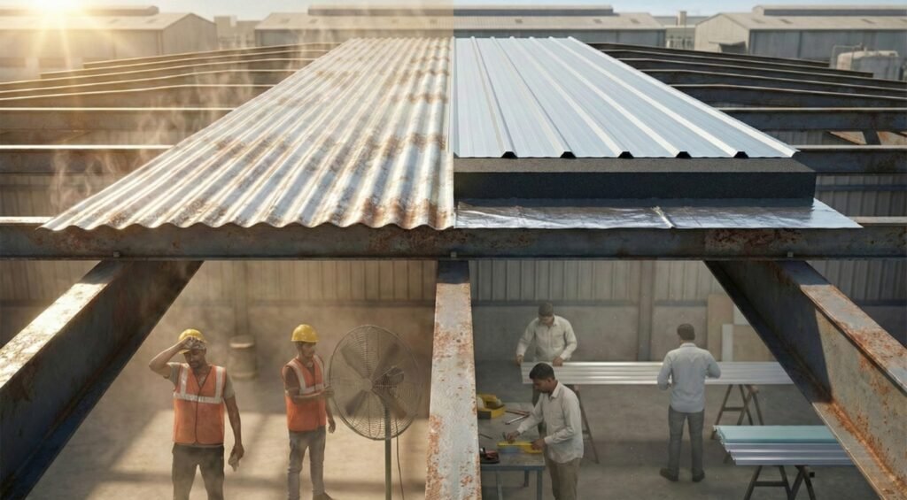METAhybrid vs regular metal roofing comparison
